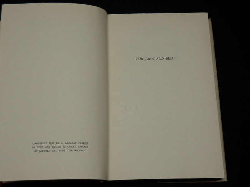 1953 SEX IN HISTORY HARDCOVER BOOK BY G. RATTRAY TAYLOR - KD 2770C