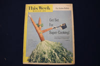 1957 APRIL 14 THIS WEEK MAGAZINE - RHONDA FLEMMING ARTICLE AND PHOTO - E 22999