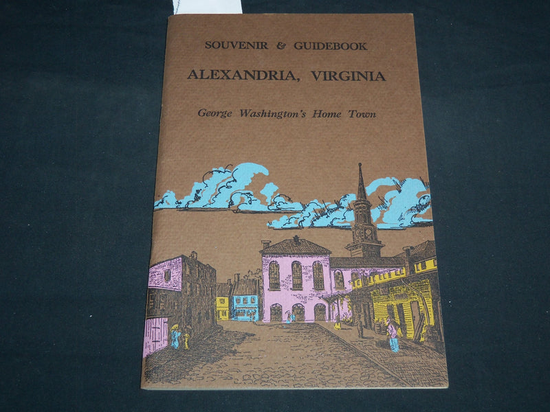 1966 ALEXANDRA VIRGINIA SOUVENIR GUIDE BOOK BY MOLLIE SOMERVILLE - J 8640
