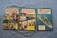 1951-1956 POPULAR MECHANICS MAGAZINE - LOT OF 16 - O 3338