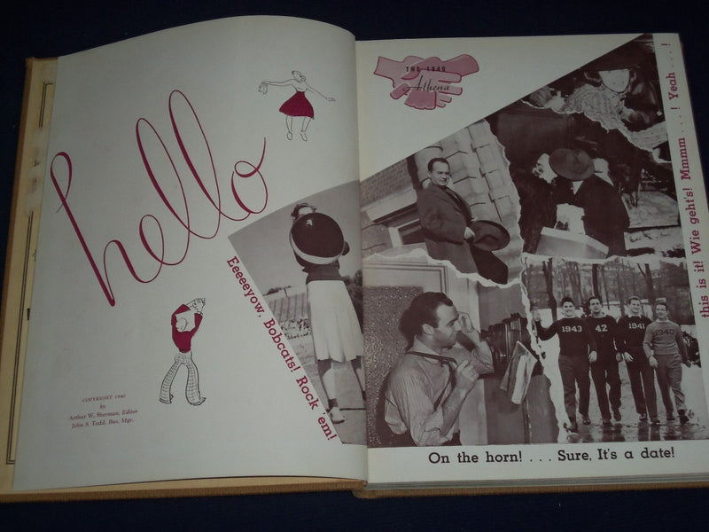 1940 ATHENA OHIO UNIVERSITY YEARBOOK - GREAT PHOTOS - YB 708