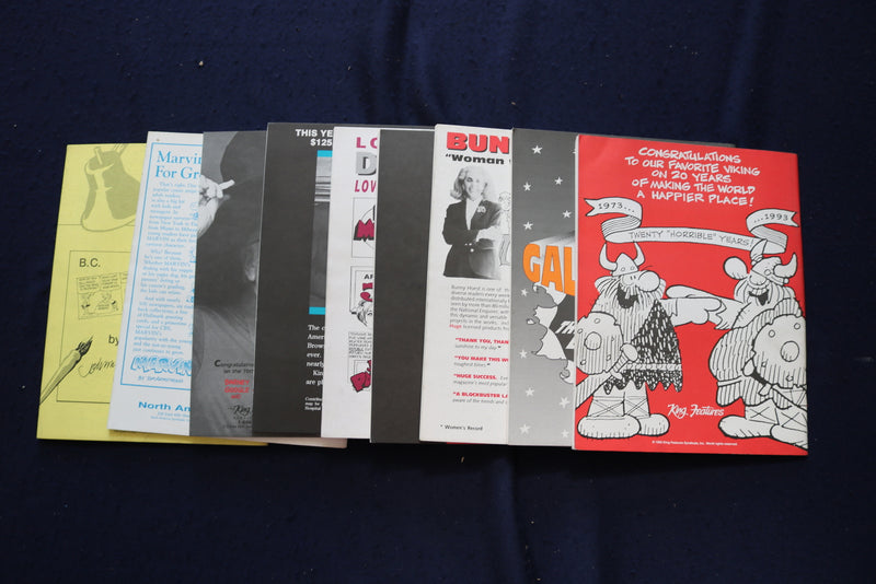 1985-1993 CARTOONIST PROFILES MAGAZINE - LOT OF 9 - O 3596