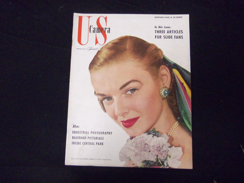 1948 OCTOBER U.S. CAMERA MAGAZINE - NICE PHOTOS, ARTICLES & ADS - ST 1874