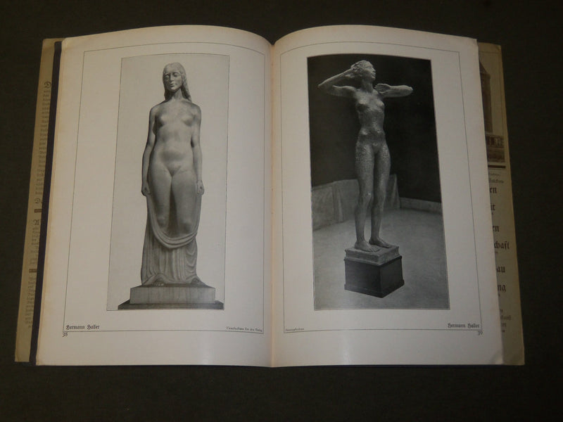1927 DEUTSCHE BILDHAUER UM 1900 GERMAN BOOK BY HILDEBRAND BIS LEHMBRUCK - J 3675