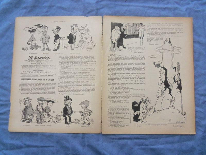 1903 JUNE 6 LE SOURIRE MAGAZINE - ILLUSTRATED COMEDY - FRENCH TEXT - SP 4865Q