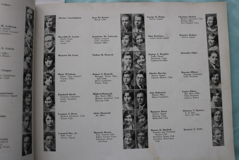 1929 THE HATCHET GEORGE WASHINGTON HIGH SCHOOL YEARBOOK - NEW YORK, NY - YB 3593