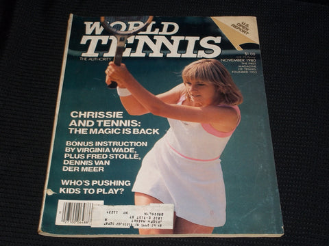 1980 NOVEMBER WORLD TENNIS MAGAZINE - CHRIS EVERT FRONT COVER - E 2379
