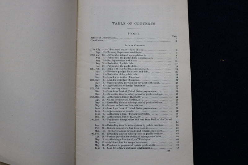 1910 NATIONAL MONETARY COMMISSION SENATE PUBLICATIONS - LOT OF 6 - O 3402