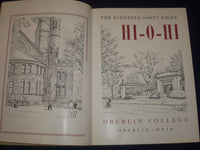 1948 HI O HI OBERLIN COLLEGE OHIO YEARBOOK - GREAT PHOTOS - YB 4