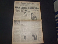 1963 DEC 3 CHICAGO'S AMERICAN NEWSPAPER - REMAP SNARLED, DEADLINE NEARS- NP 8050