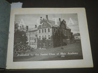 1924 ACTA STUDETE BLAIR ACADEMY COLLEGE YEARBOOK - BLAIRTOWN NEW JERSEY- YB 1277