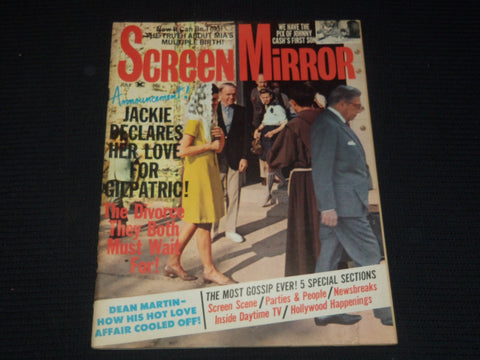 1970 JULY SCREEN MIRROR MAGAZINE - JACQUELINE KENNEDY COVER - E 14300
