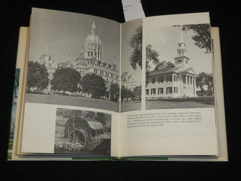1974 CONNECTICUT A NEW GUIDE HARDCOVER BOOK BY WILLIAM BIXBY - KD 6386
