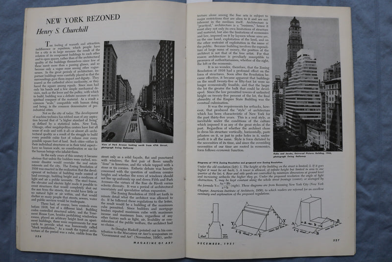 1951 DECEMBER MAGAZINE OF ART - K 2964