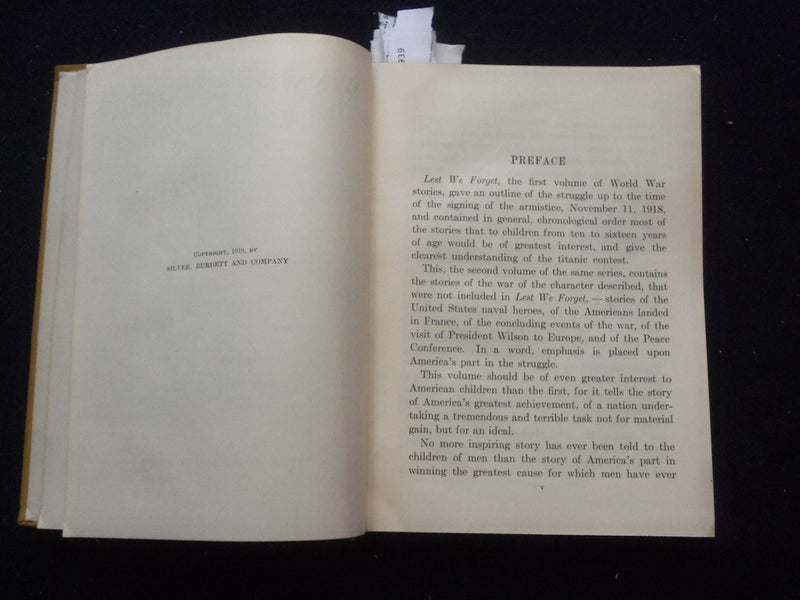 1919 WINNING A CAUSE HARDCOVER BOOK BY JOHN THOMPSON & INEZ BIGWOOD - KD 8461