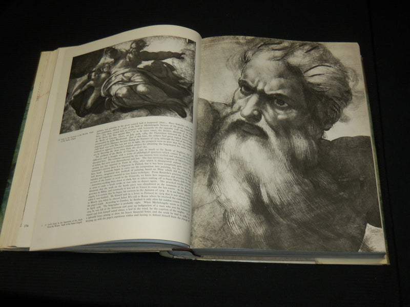 1965 THE COMPLETE WORK OF MICHELANGELO HARDCOVER BOOK - R 350F