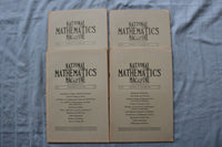 1936-1938 NATIONAL MATHEMATICS MAGAZINE - LOT OF 16 - O 3897