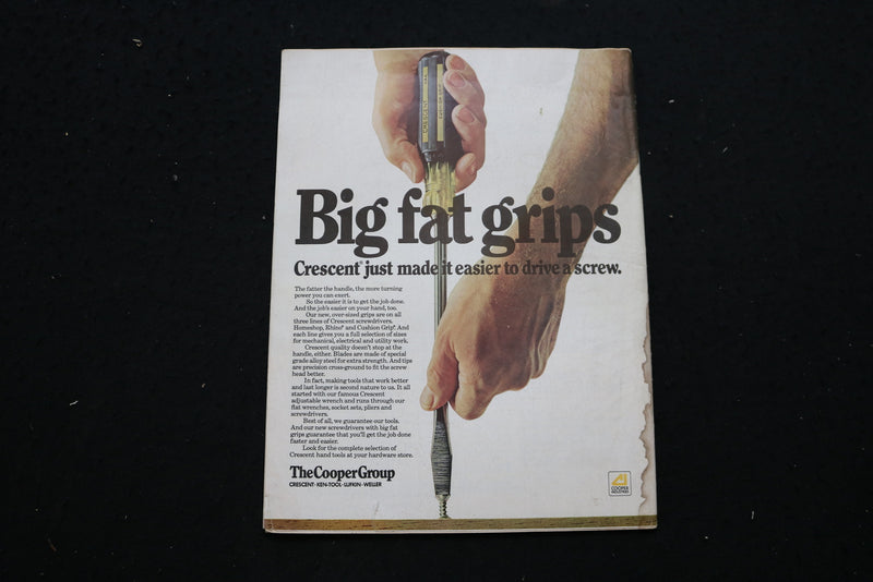 1972 JUL-AUG WORKBENCH MAGAZINE - ROUTER FAUCET MAINTENCE COVER - SP 4182L