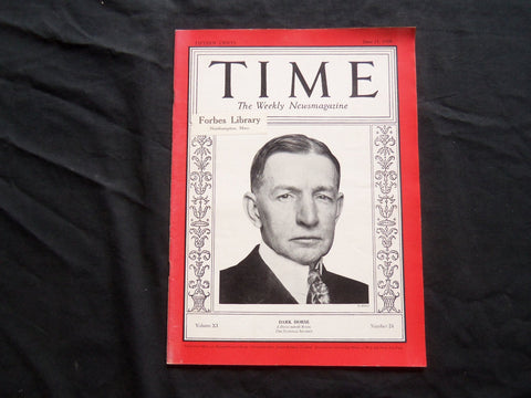 1928 JUNE 11 TIME MAGAZINE - CHARLES G. DAWES - T 165
