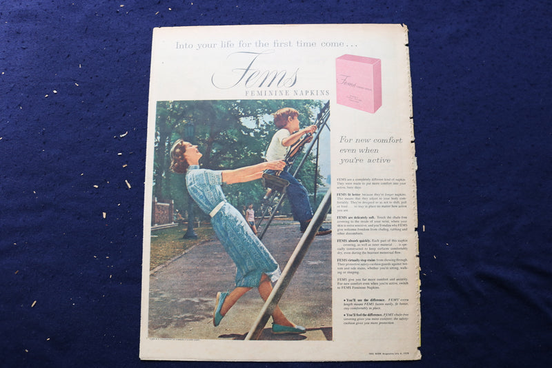 1958 JULY 6 THIS WEEK MAGAZINE - JOANNE WOODWARD COVER - E 22916