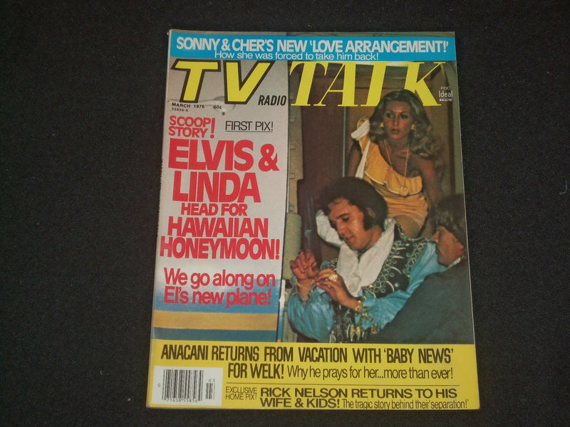 1976 MARCH TV RADIO TALK MAGAZINE - ELVIS PRESLEY - LINDA THOMPSON - ST 6277