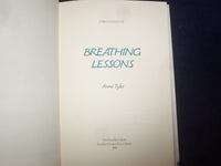 1988 BREATHING LESSONS HARDCOVER BOOK BY ANNE TYLER-SIGNED 1ST EDITION - KD 8987