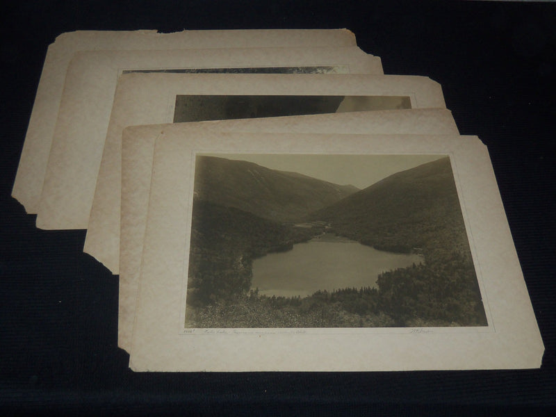 1920'S FRANCONIA NOTCH NEW HAMPSHIRE MOUNTED PHOTOS - LOT OF 5 - #10
