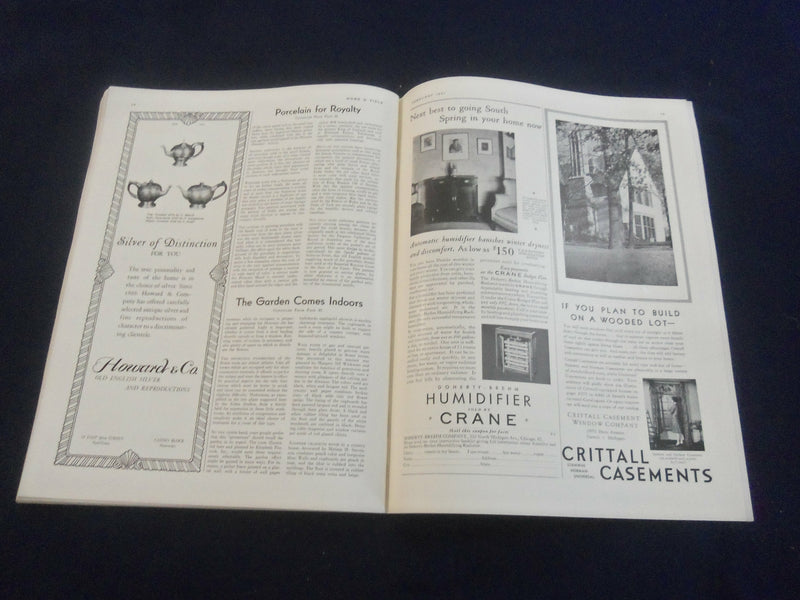 1931 FEBRUARY HOME & FIELD MAGAZINE - GREAT PHOTOS, STORIES & ADS - SP 1223U