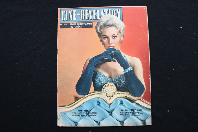1955 NOVEMBER 24 CINE-REVELATION MAGAZINE - KIM NOVAK COVER - E 25108