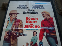 1967 ROUGH NIGHT IN JERICHO MOVIE POSTER - DEAN MARTIN - GEORGE PEPPARD - P 520