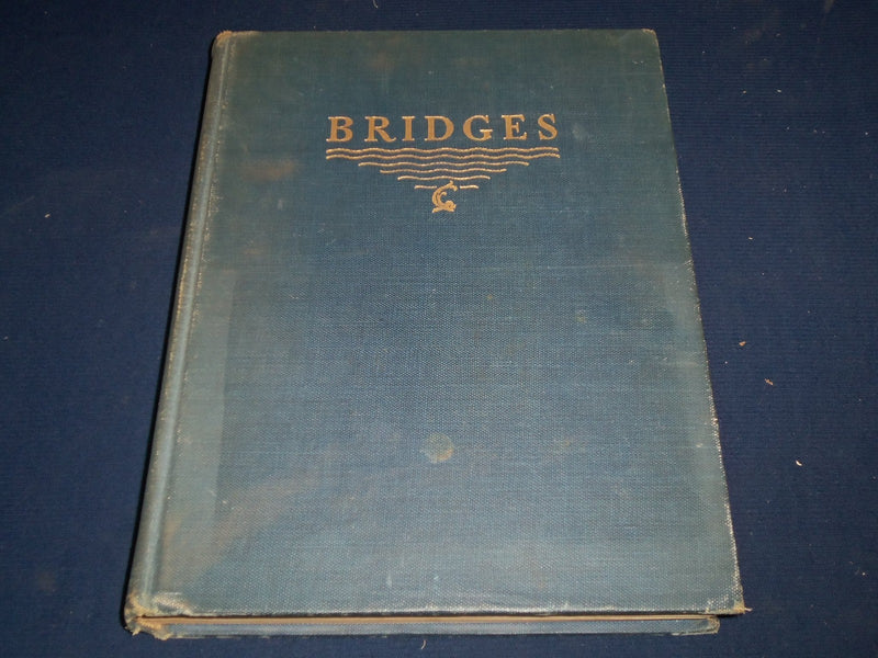1929 BRIDGES VOLUME BY CHARLES S. WHITNEY - GREAT PHOTOS - KD 1240