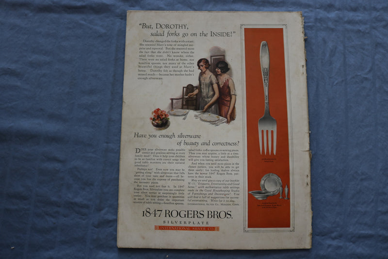 1924 SEPTEMBER HOUSE BEAUTIFUL MAGAZINE - BUILDING NUMBER - E 9348
