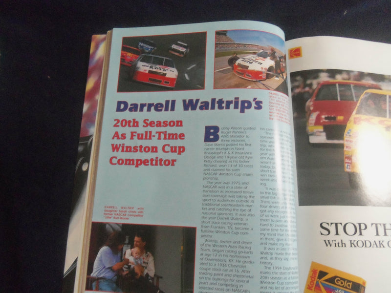 1994 FEB 20 36TH DAYTONA 500 RACING PROGRAM W/PATCH - GREAT PHOTOS - SP 3744G