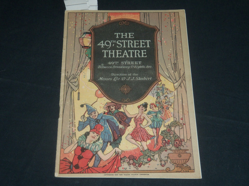 1923 GIVE AND TAKE - 49TH ST. THEATRE PROGRAM - NEW YORK - J 5690