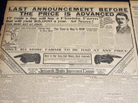 1909 APRIL 18 THE BOSTON HERALD - TAFT ENJOYS FIRST ROAST OF HIS TERM - BH 390