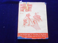 1968 NEXT TIME DRIVE OFF THE CLIFF! HARDCOVER BOOK BY GENE FERNETT - KD 8591