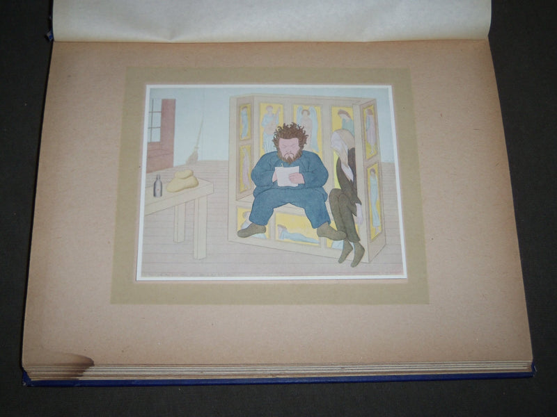 1922 ROSSETTI AND HIS CIRCLE BY MAX BEERBOHM BOOK - FIRST EDITION - KD 4898
