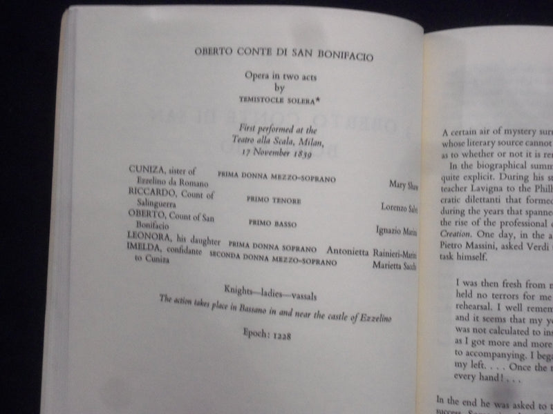 1973-1978 THE OPERAS OF VERDI SOFTCOVER BOOKS - VOLS 1 & 2 - J. BUDDER - KD 8696