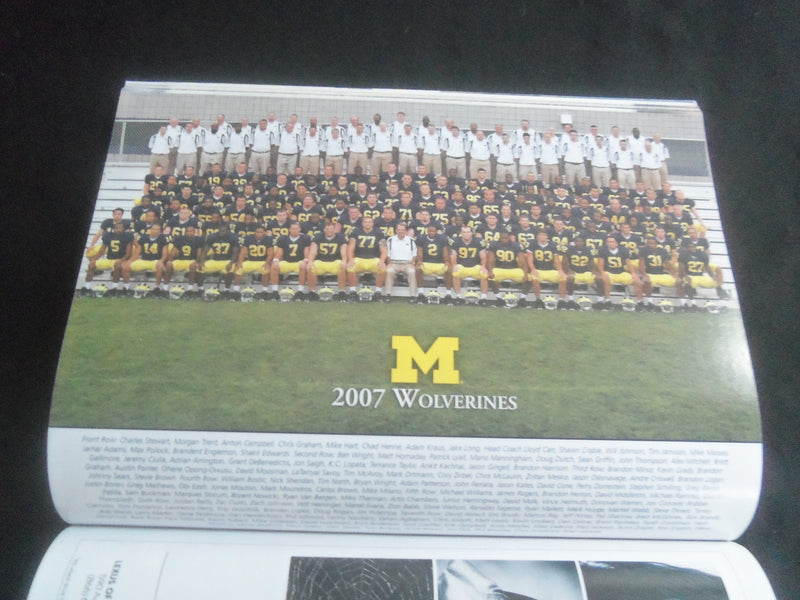 2007 SEPTEMBER 22 FOOTBALL PROGRAM-UNIV OF MICHIGAN VS PENN STATE UNIV - B 5533Q