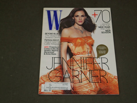 2010 JANUARY W MAGAZINE - JENNIFER GARNER COVER - B 3430