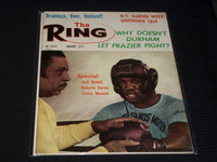 1972 JANUARY THE RING MAGAZINE - JOE FRAZIER FRONT COVER - E 4617
