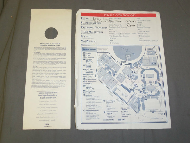 1994 TENNIS CHAMPIONSHIPS MAGAZINE - 1994 U.S. OPEN EDITION - J 4108