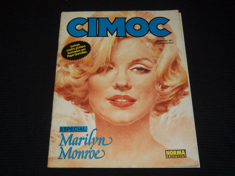 1987 NO. 7 CIMOC MAGAZINE - MARILYN MONROE - 4 POSTERS BY GONZALEZ - E 17055