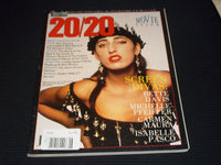 1989 JUNE 20/20 MAGAZINE - ROSSY DE PALMA FRONT COVER - E 20526
