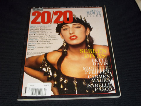 1989 JUNE 20/20 MAGAZINE - ROSSY DE PALMA FRONT COVER - E 20526