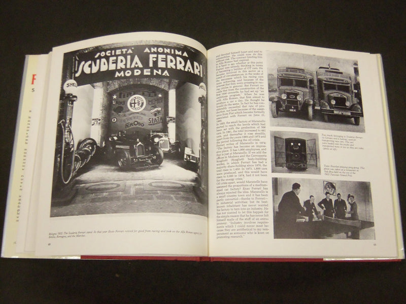 1982 ENZO FERRARI 50 YERAS OF MOTORING BOOK BY PIERO CASUCCI - KD 58