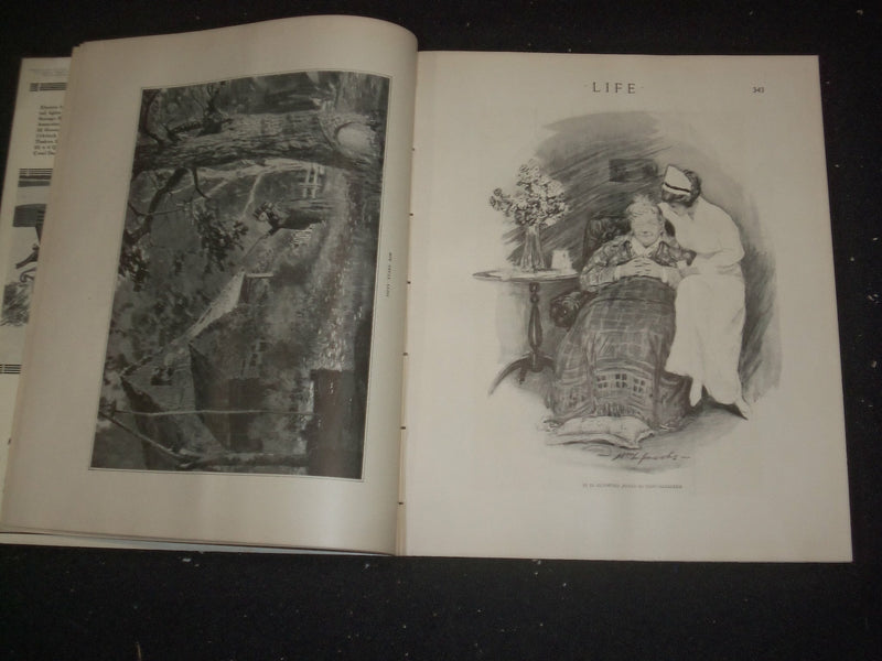 1913 AUGUST 28 LIFE MAGAZINE - ROMANCE NUMBER - BY WIRELESS - ST 6492