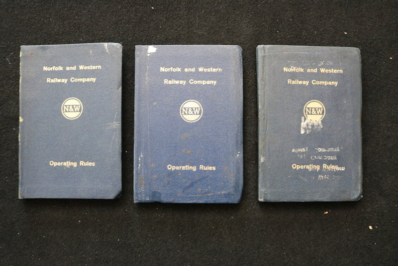 1960'S-1980'S NORFOLK AND WESTERN-SOUTHERN -SAFETY MANUALS - LOT OF 16 - O 3674