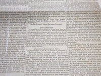 1827-1839 NATIONAL GAZETTE & LITERARY REGISTER NEWSPAPER LOT OF 5 - NP 2332