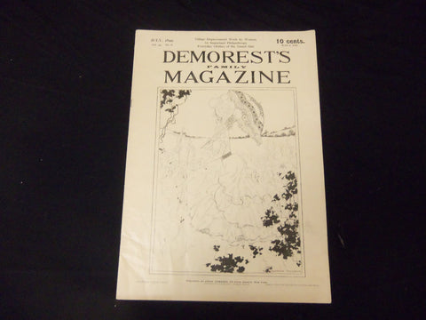 1899 JULY DEMOREST'S FAMILY MAGAZINE - GREAT ILLUSTRATIONS & ADS - ST 1827